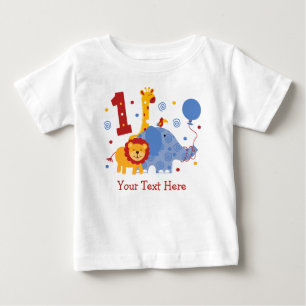 T-shirt Pour Bébé Ă?re coutume d'anniversaire de safari