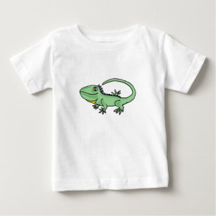 T-shirt Pour Bébé AB- Cartoon Iguana Baby Outfit