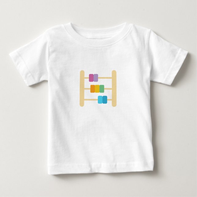 T-shirt Pour Bébé abaque (Devant)