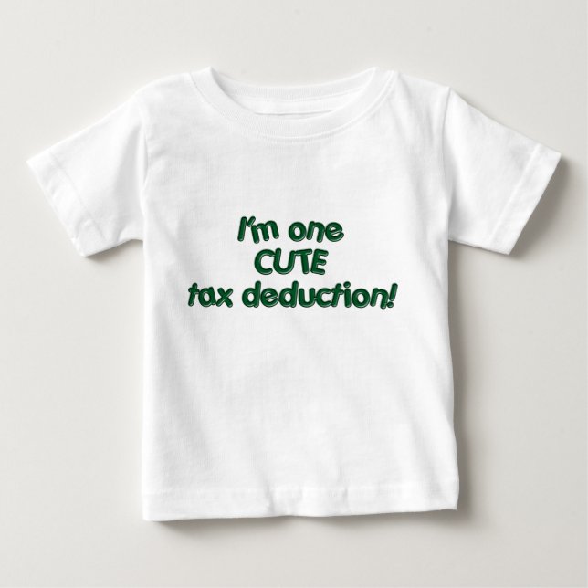 T-shirt Pour Bébé Abattement fiscal (Devant)