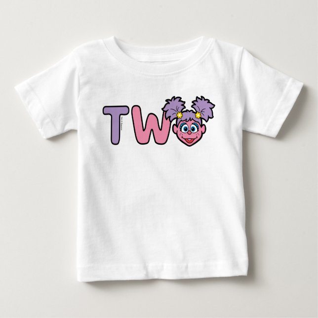 T-shirt Pour Bébé Abby Cadabby Deuxième Anniversaire (Devant)