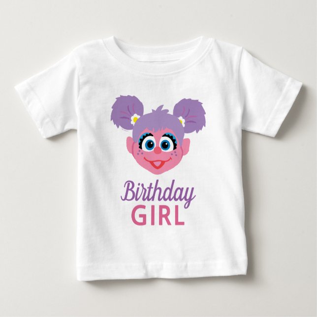 T-shirt Pour Bébé Abby Cadabby | Visage de Fleur | Fille de l'annive (Devant)