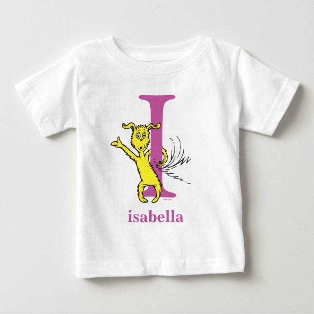 T-shirt Pour Bébé ABC du Dr Seuss : Lettre I - Violet | Ajouter Votr (Devant)