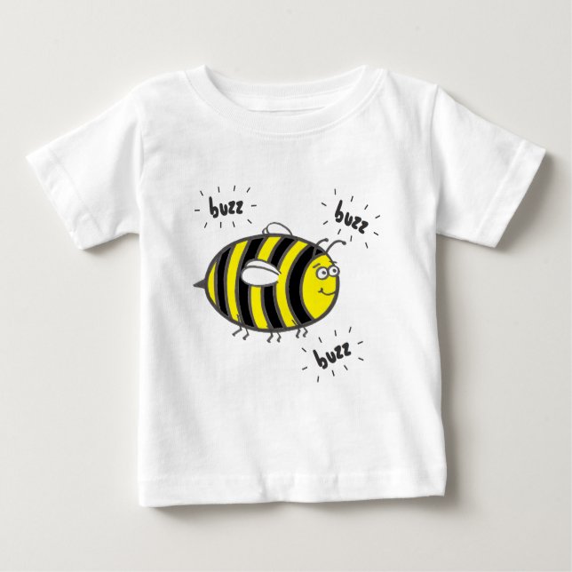 T-shirt Pour Bébé Abeille de ronflement (Devant)