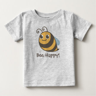 T-shirt Pour Bébé Abeille heureuse ! Gaffez l'abeille
