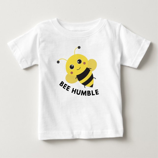T-shirt Pour Bébé Abeille humble (Devant)