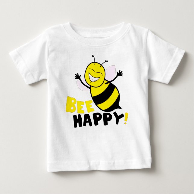 T-shirt Pour Bébé Abey Happy (Devant)