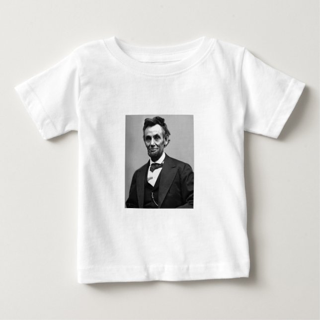 T-shirt Pour Bébé Abraham Lincoln (Devant)