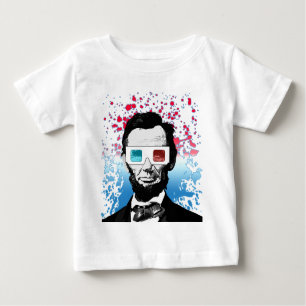 T-shirt Pour Bébé Abraham Lincoln - 3D