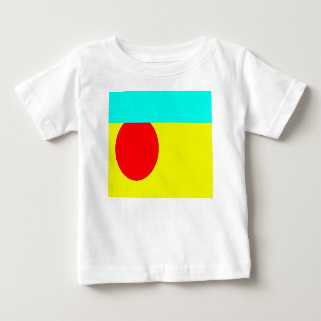 T-shirt Pour Bébé Abstrait (Devant)