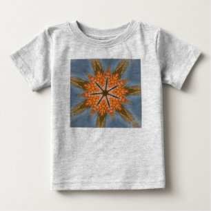 T-shirt Pour Bébé Abstrait Motif léopard : un effet kaléidoscope