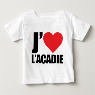 T-shirt Pour Bébé Acadie de J'aimeL