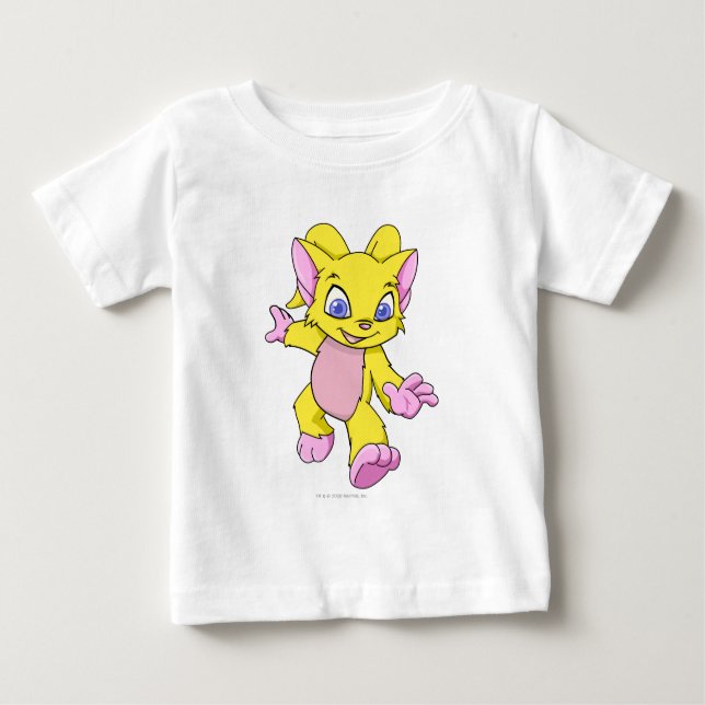 T-shirt Pour Bébé Acara jaune (Devant)