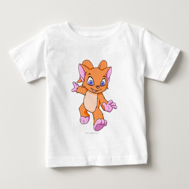 T-shirt Pour Bébé Acara Orange (Devant)
