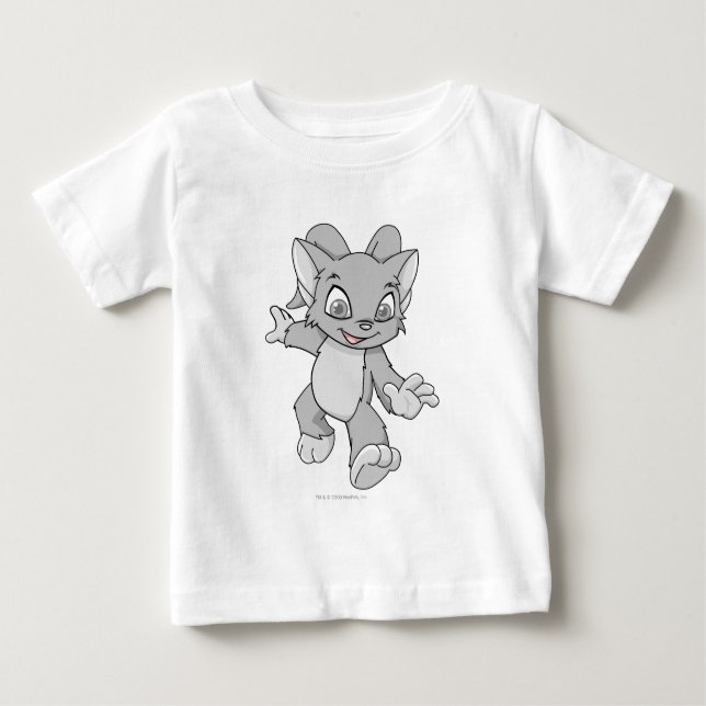 T-shirt Pour Bébé Acara Silver (Devant)