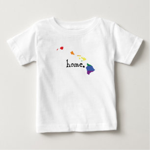T-shirt Pour Bébé Accueil Gay pride Hawaï