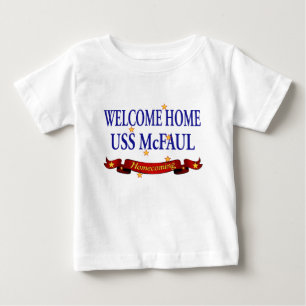 T-shirt Pour Bébé Accueil USS McFaul
