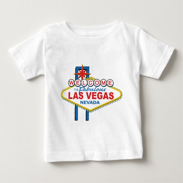 T-shirt Pour Bébé Accueil vers Las Vegas fabuleux (Devant)