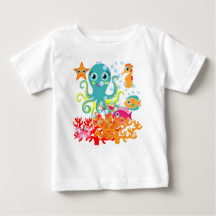 T-shirt Pour Bébé Accueil vers l'océan
