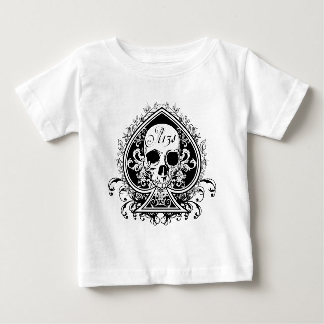 T-shirt Pour Bébé Ace Skull (Devant)