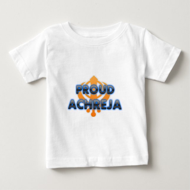 T-shirt Pour Bébé Achreja fier, fierté d'Achreja (Devant)