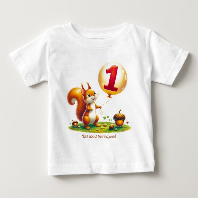 T-shirt Pour Bébé Acorn Adventures : Célébrer le Big One ! (Devant)