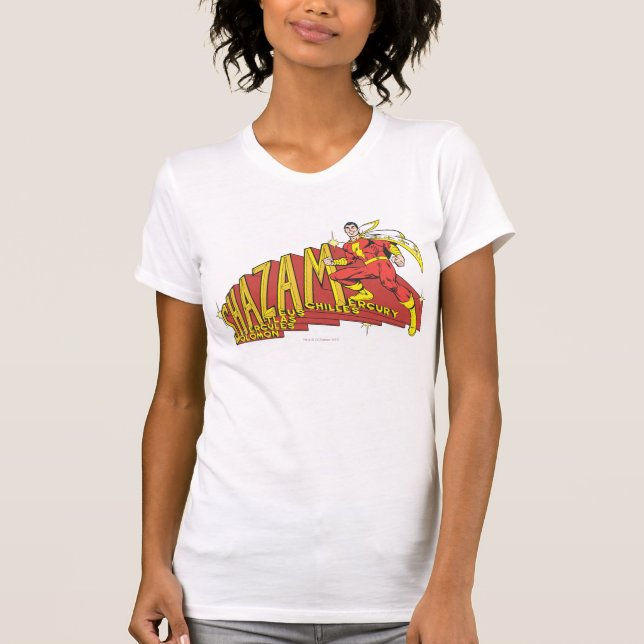 T-shirt Pour Bébé Acronyme de Shazam (Devant)