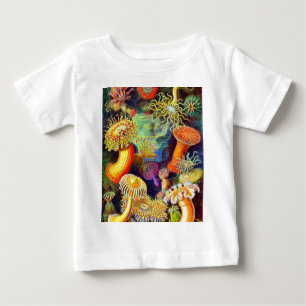 T-shirt Pour Bébé Actinies d'Ernst Haeckel