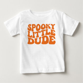 T-shirt Pour Bébé Activiste Petit Mec Éffrayant, Halloween