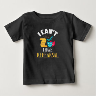T-shirt Pour Bébé Actrice de répétition