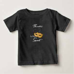 T-shirt Pour Bébé Actrice Drôle Drôle Femmes Actrice Théâtre Masques
