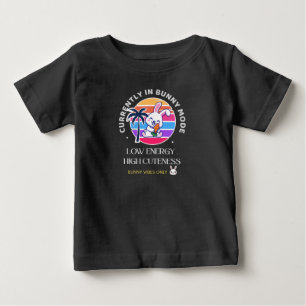 T-shirt Pour Bébé Actuellement en mode lapin 