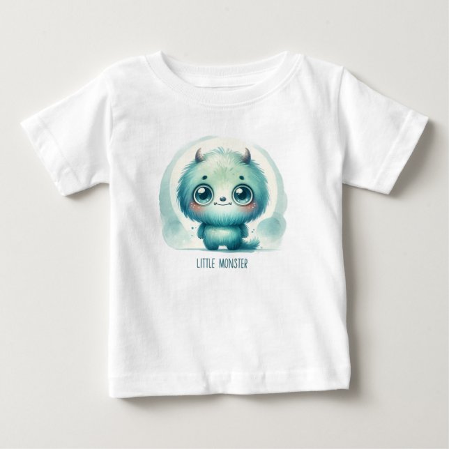 T-shirt Pour Bébé Adallant Monster Tee (Devant)