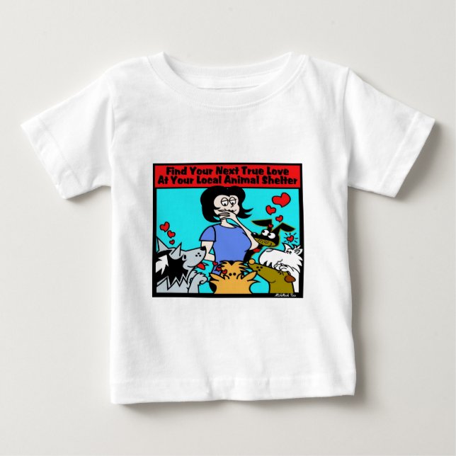 T-shirt Pour Bébé Adoptez (Devant)