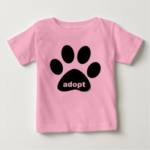 T-shirt Pour Bébé Adoptez