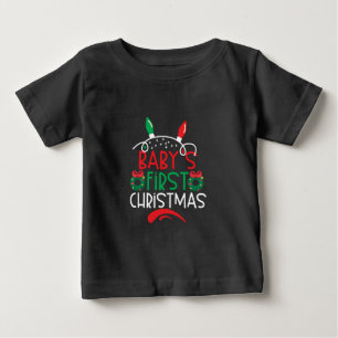 T-shirt Pour Bébé Adorable 2023 Les premiers cadeaux de Noël pour bé