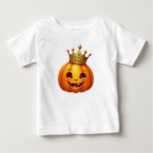 T-shirt Pour Bébé Adorable Citrouille Queen Baby Fall