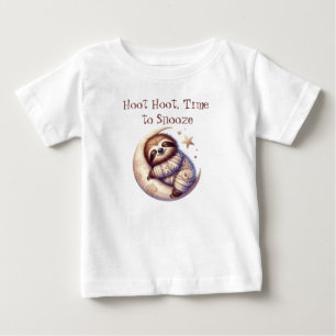 T-shirt Pour Bébé Adorable fentes et lune tissu bébé