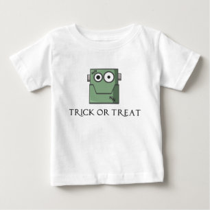 T-shirt Pour Bébé Adorable Frankenstein Head Baby Shirt