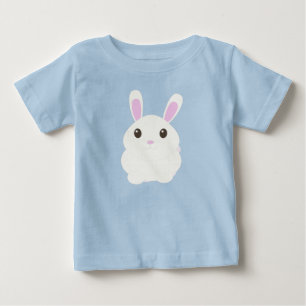 T-shirt Pour Bébé Adorable Lapin Blanc