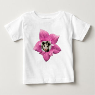 T-shirt Pour Bébé Adorablement mignon bébé souriant bébé Opossum Flo