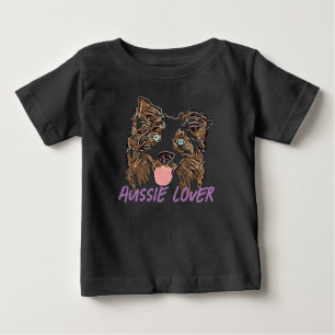 T-shirt Pour Bébé Adulte berger australien