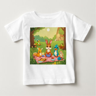 T-shirt Pour Bébé "Adventure Await : Kids' Graphic Tee" "Fun and Fun