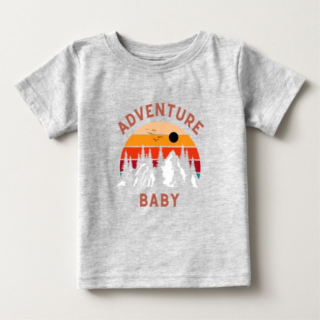 T-shirt Pour Bébé Adventure Baby (Devant)