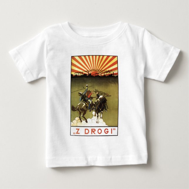 T-shirt Pour Bébé Affiches de propagande d'Union Soviétique de (Devant)