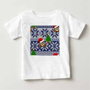 T-shirt Pour Bébé affreux pull-over de Noël émoji
