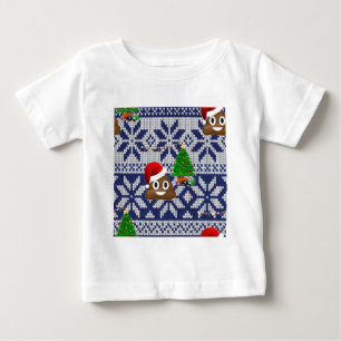 T-shirt Pour Bébé affreux pull-over de Noël émoji