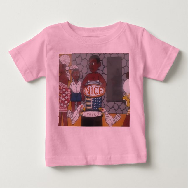 T-shirt Pour Bébé Africain traditionnel Homestead Lifestyle (Devant)