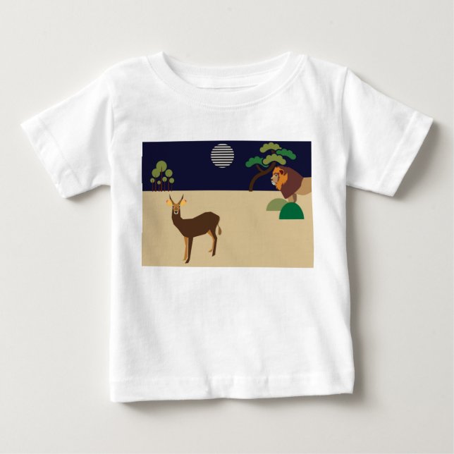 T-shirt Pour Bébé Afrique (Devant)