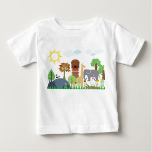 T-shirt Pour Bébé Afrique